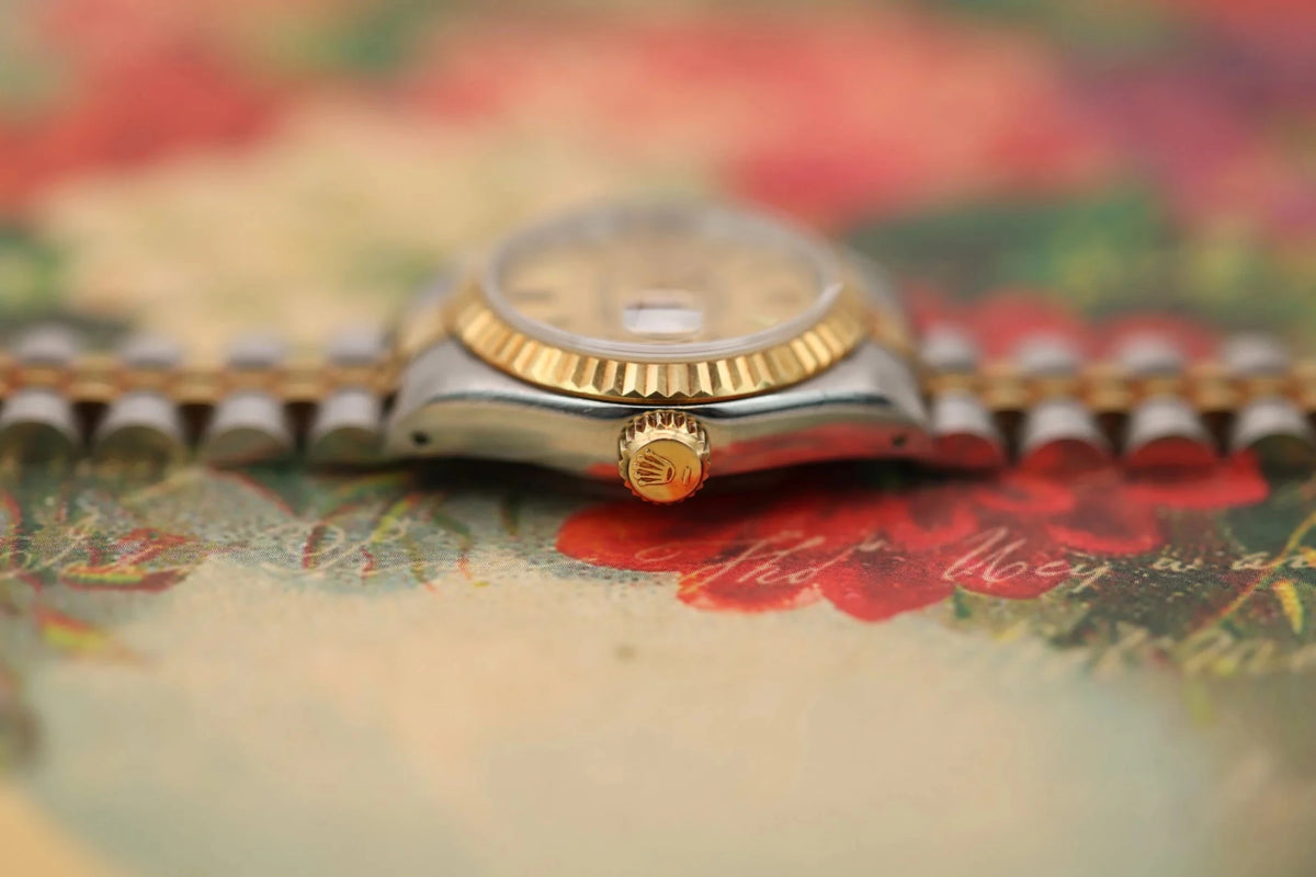 1992 Rolex Ladies Datejust Ref. 69173 | Champagne Dial | Mint Condition - Sierra Time Co