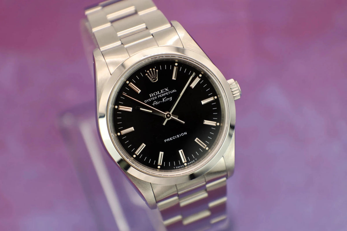1993 Rolex Air-King Ref. 14000 | Black Dial - Sierra Time Co