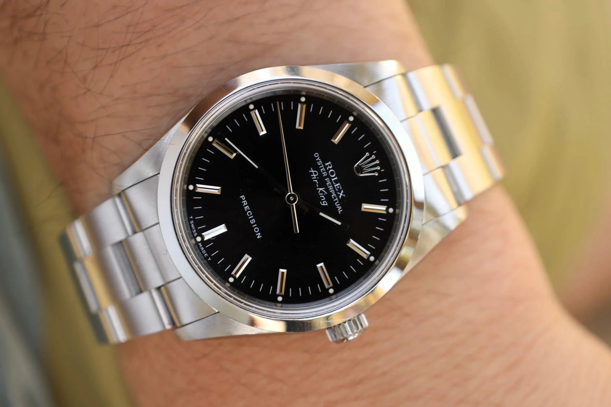1993 Rolex Air-King Ref. 14000 | Black Dial - Sierra Time Co