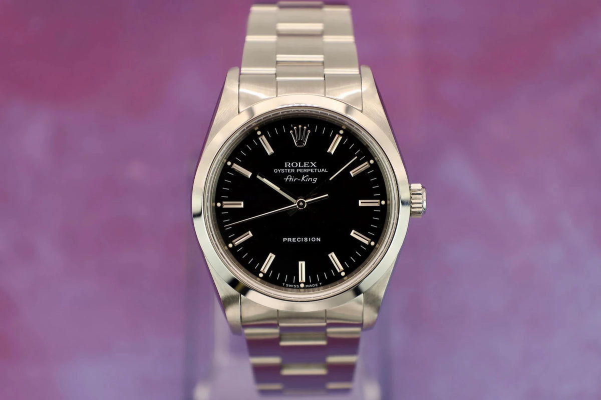 1993 Rolex Air-King Ref. 14000 | Black Dial - Sierra Time Co