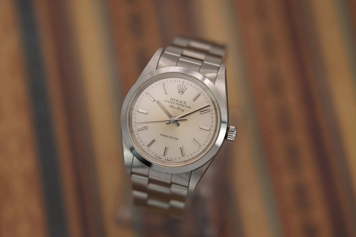 1993 Rolex Air-King Ref. 14000 | Warm Silver Dial - Sierra Time Co