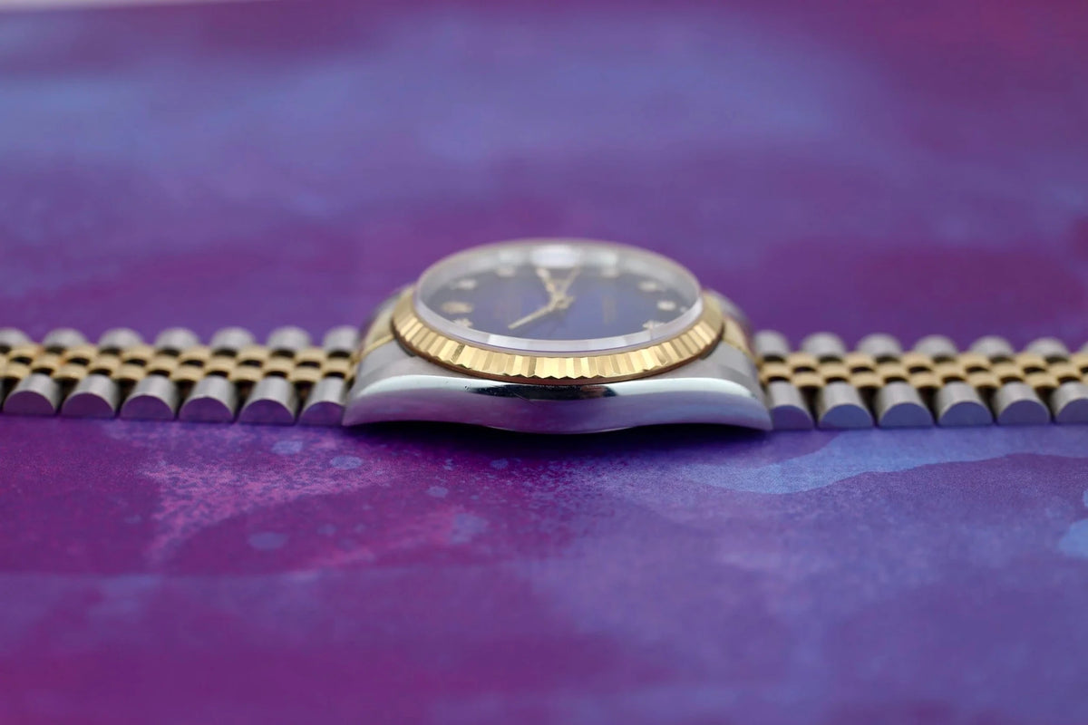 1993 Rolex Datejust Ref. 16233 | Blue Vignette Dial - Sierra Time Co