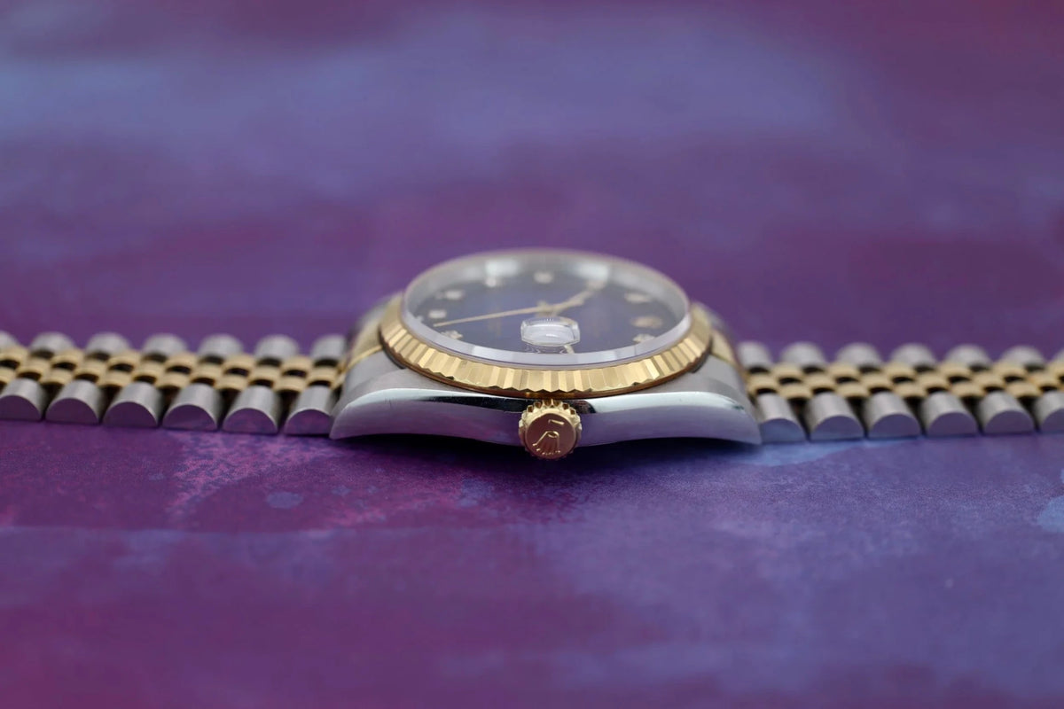 1993 Rolex Datejust Ref. 16233 | Blue Vignette Dial - Sierra Time Co