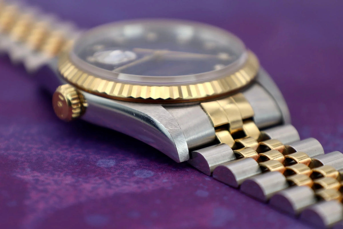 1993 Rolex Datejust Ref. 16233 | Blue Vignette Dial - Sierra Time Co