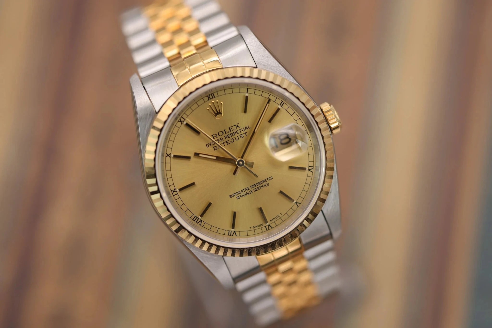 1993 Rolex Datejust Ref. 16233 | Champagne Dial - Sierra Time Co
