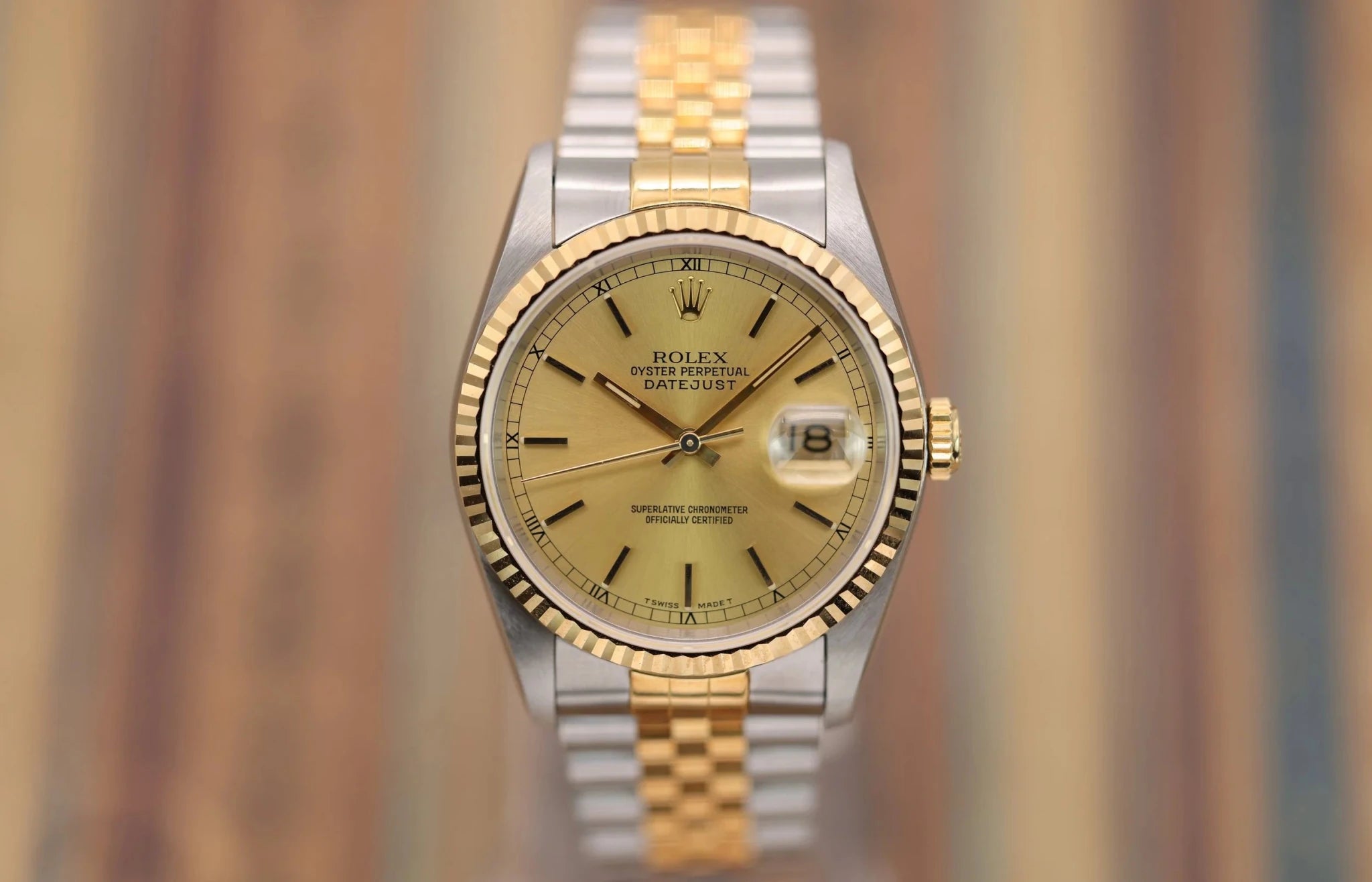 1993 Rolex Datejust Ref. 16233 | Champagne Dial - Sierra Time Co