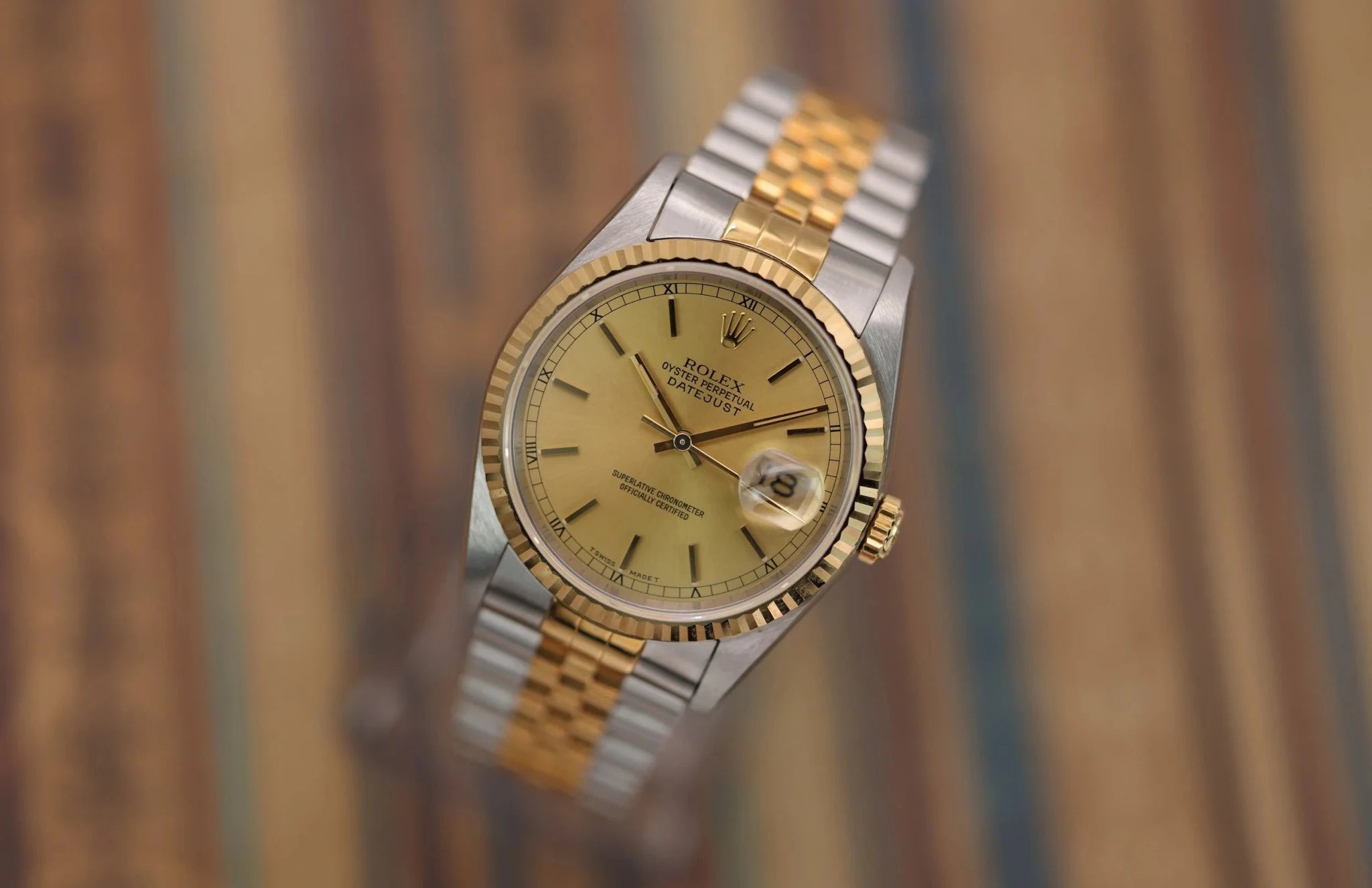 1993 Rolex Datejust Ref. 16233 | Champagne Dial - Sierra Time Co
