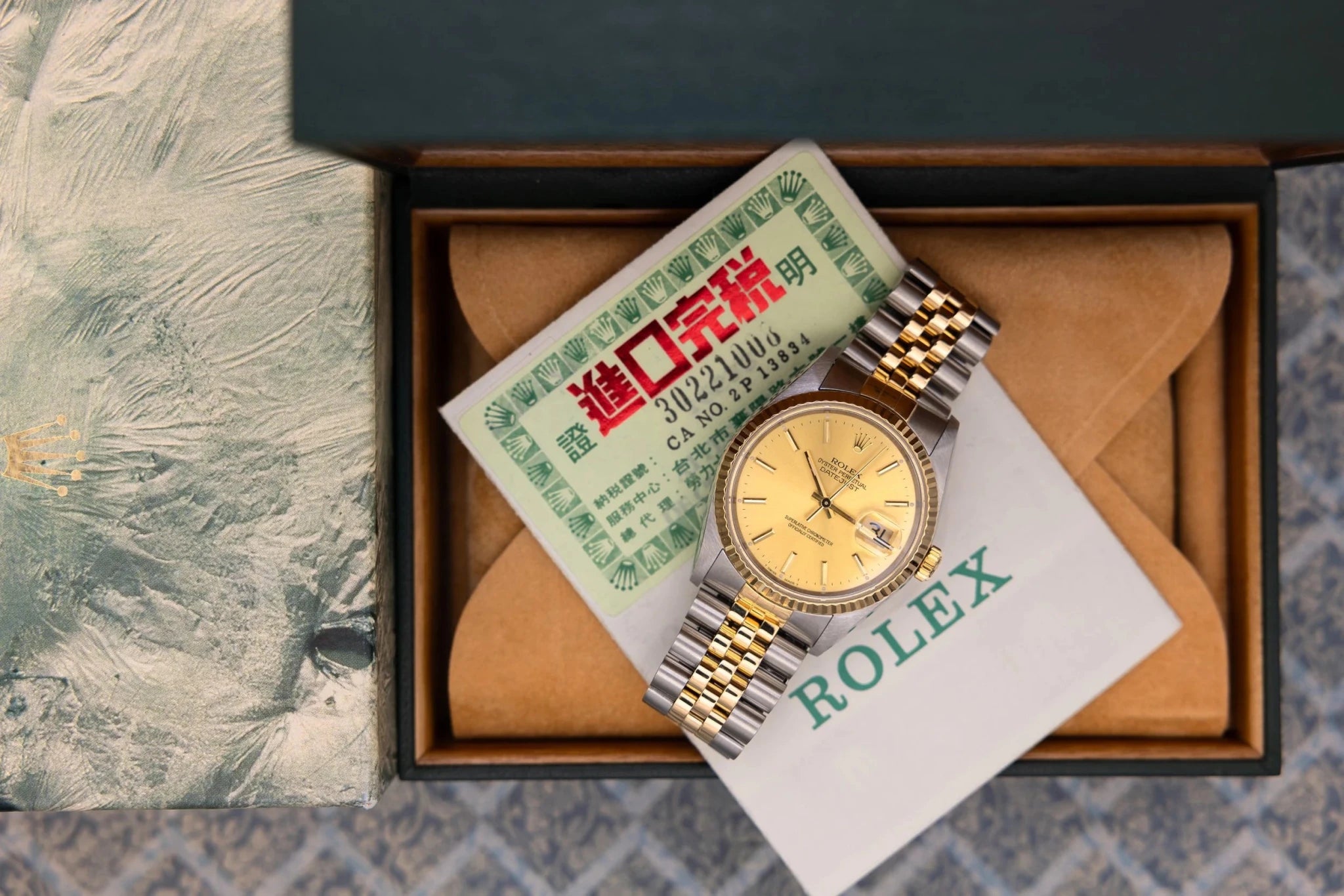 1993 Rolex Datejust Ref. 16233 | Champagne Dial | Box and Papers - Sierra Time Co