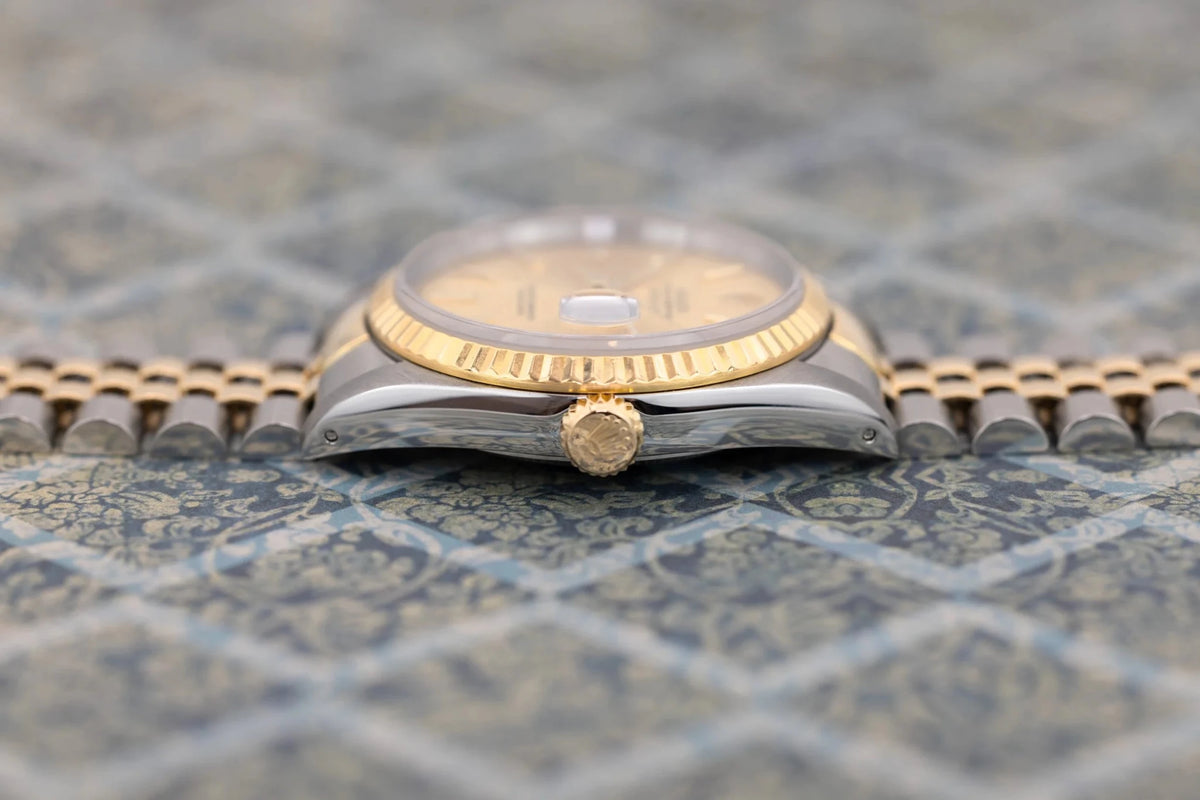 1993 Rolex Datejust Ref. 16233 | Champagne Dial | Box and Papers - Sierra Time Co