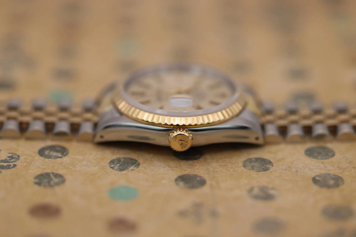 1993 Rolex Datejust Ref. 16233 | Silver Tapestry Dial - Sierra Time Co