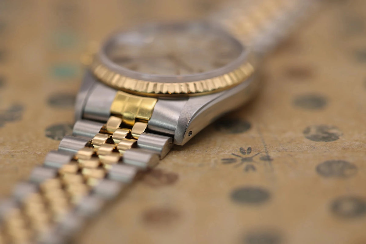 1993 Rolex Datejust Ref. 16233 | Silver Tapestry Dial - Sierra Time Co