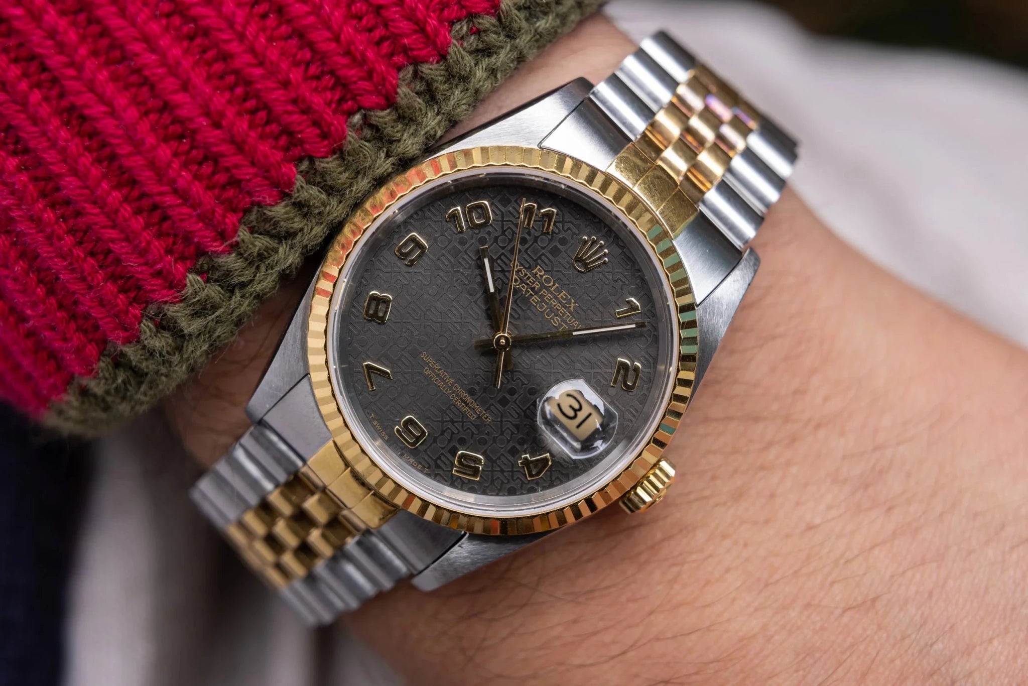 1993 Rolex Datejust Ref. 16233 | Two-Tone | Grey Jubilee Dial - Sierra Time Co