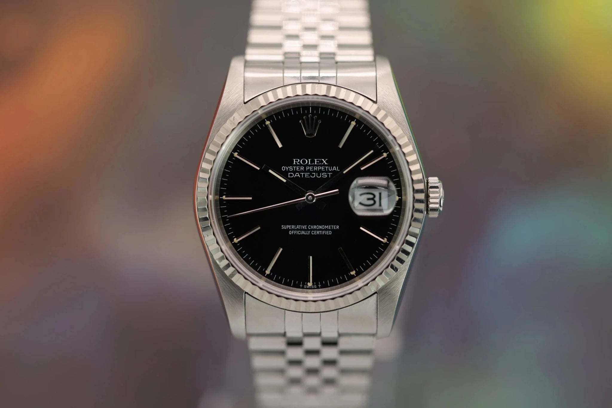 1993 Rolex Datejust Ref. 16234 | Black Dial - Sierra Time Co