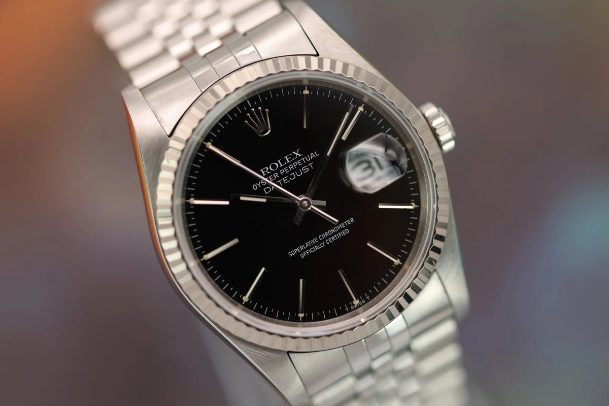 1993 Rolex Datejust Ref. 16234 | Black Dial - Sierra Time Co