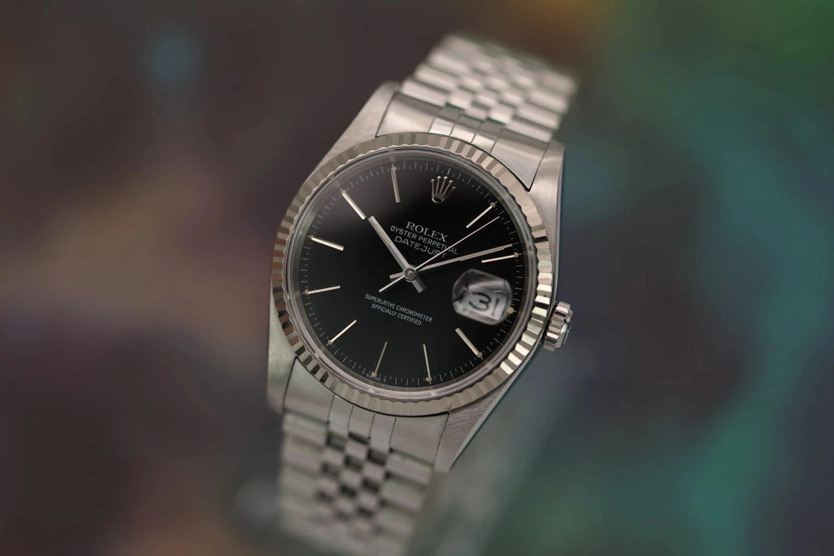 1993 Rolex Datejust Ref. 16234 | Black Dial - Sierra Time Co
