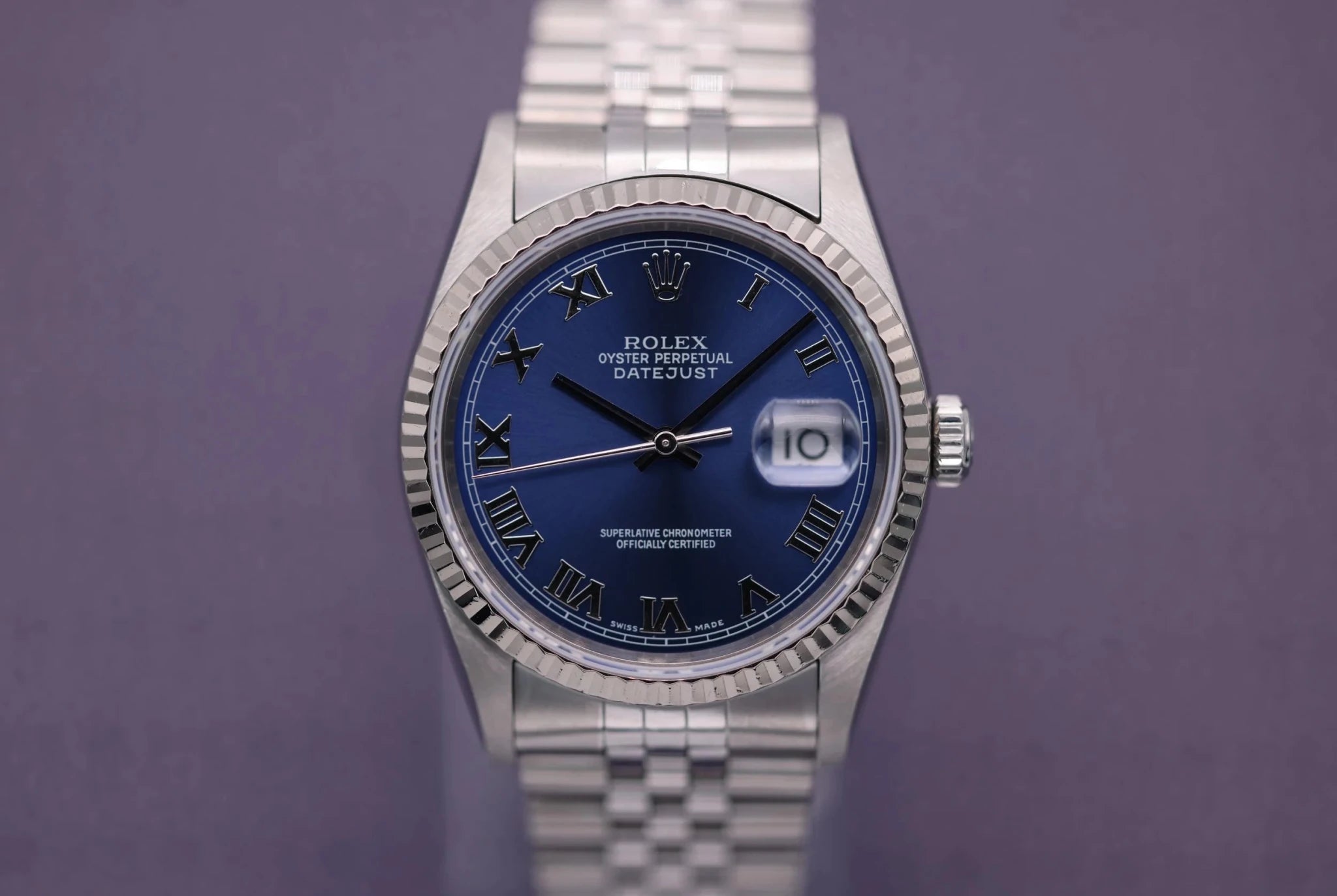 1993 Rolex Datejust Ref. 16234. | Blue Roman Dial - Sierra Time Co