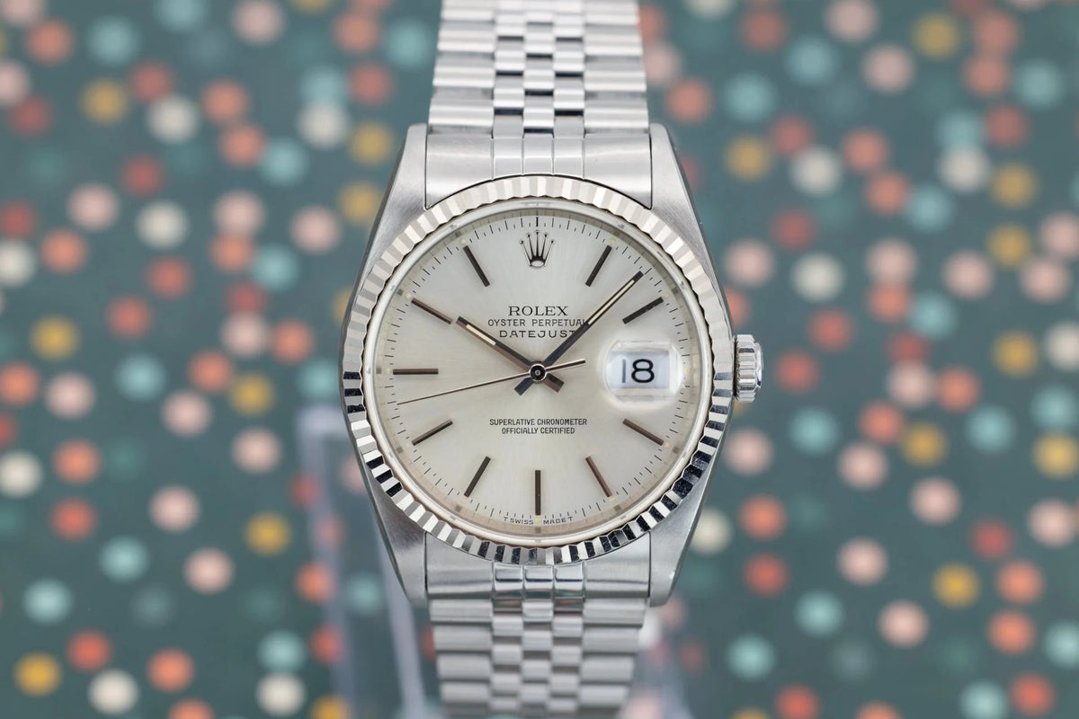 1993 Rolex Datejust Ref. 16234 | Silver Dial - Sierra Time Co