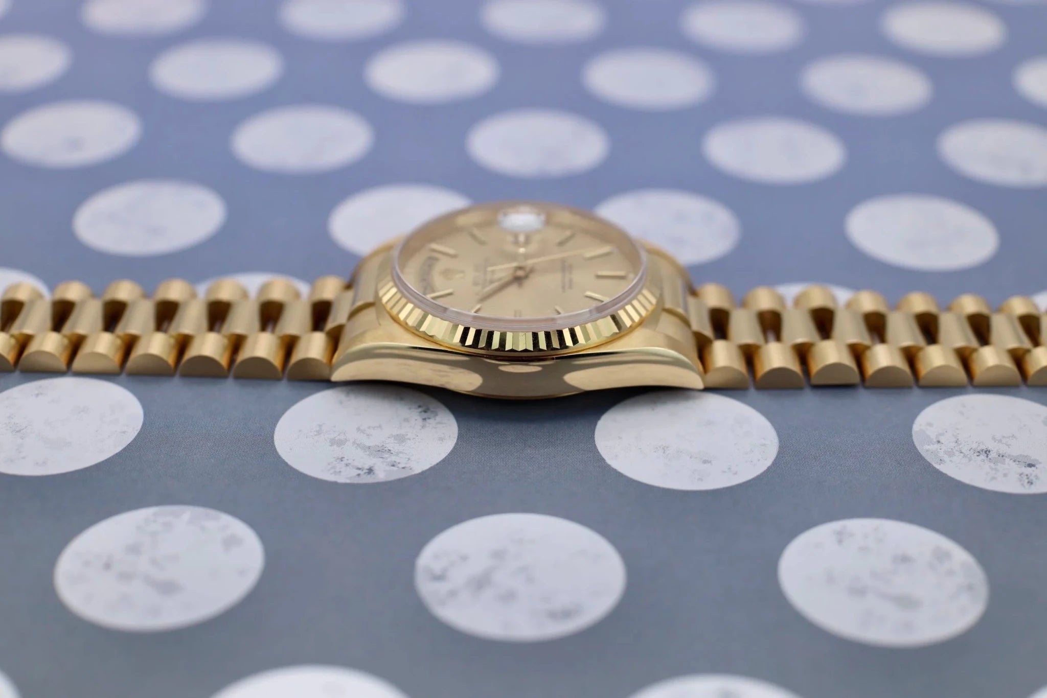 1993 Rolex Day-Date Ref. 18238 | Tapestry Dial | Full Set - Sierra Time Co