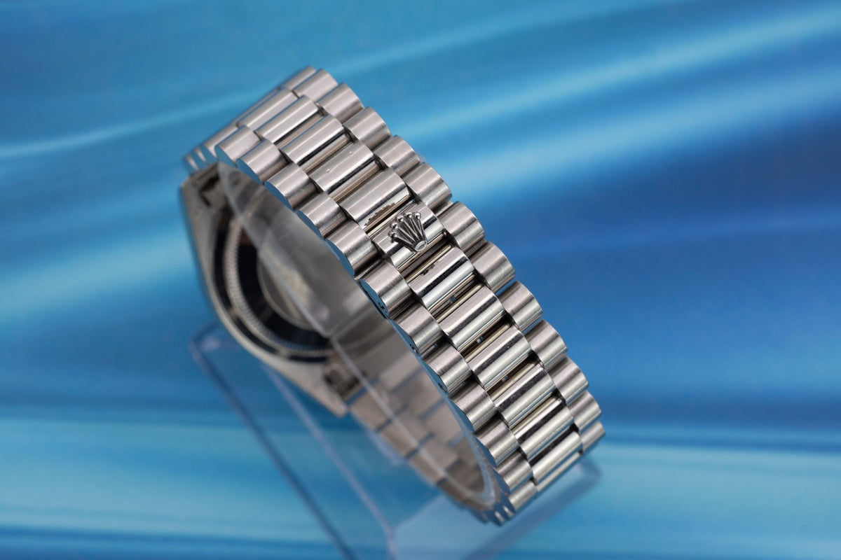 1993 Rolex Day-Date Ref. 18239 | 18K White Gold | Silver Dial - Sierra Time Co