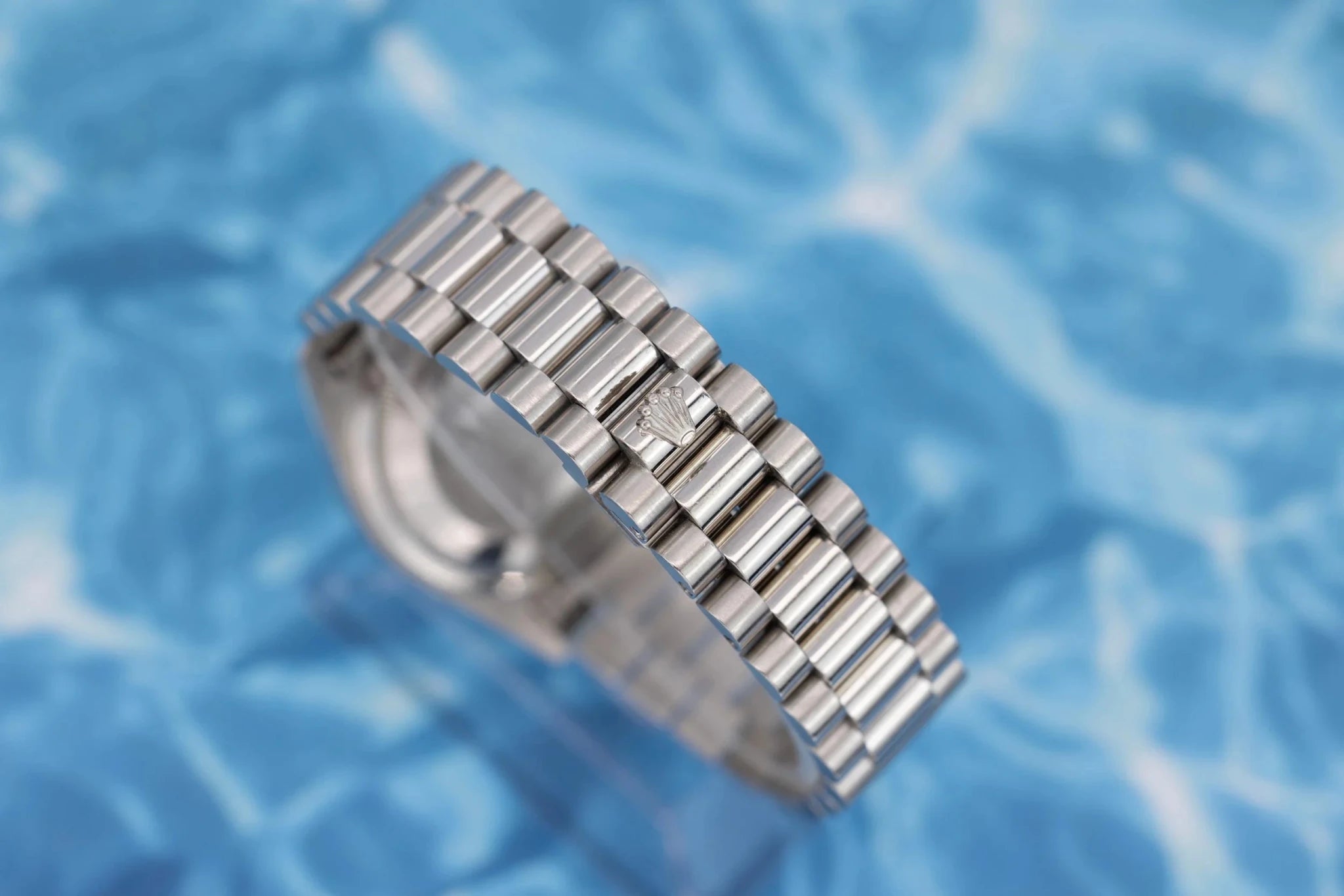 1993 Rolex Day-Date Ref. 18239 | Silver Stick Dial - Sierra Time Co