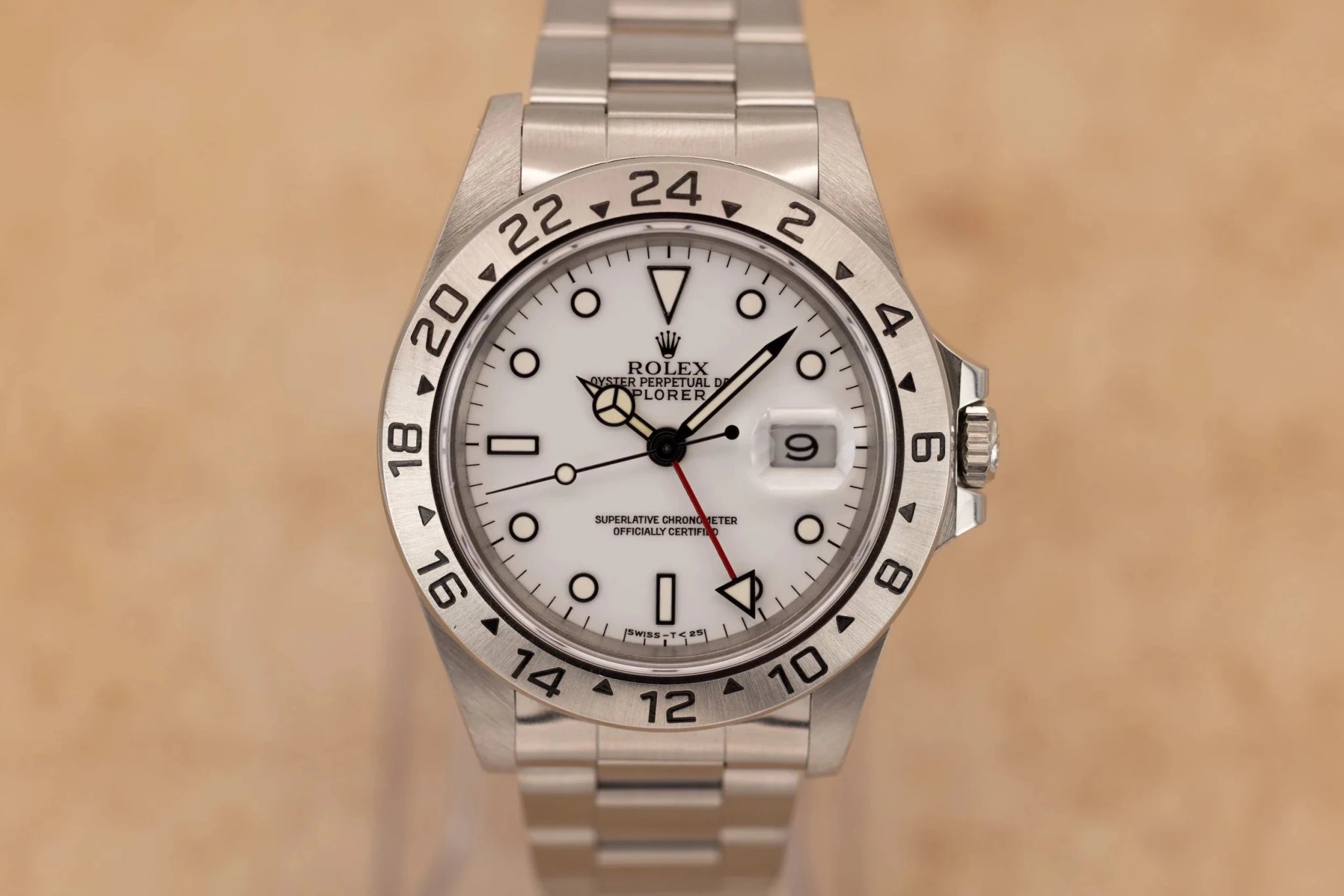 1993 Rolex Explorer II Ref. 16570 Polar | Creamy Tritium Dial - Sierra Time Co