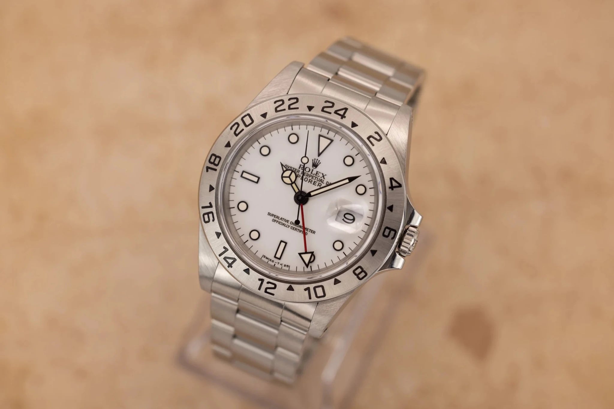 1993 Rolex Explorer II Ref. 16570 Polar | Creamy Tritium Dial - Sierra Time Co