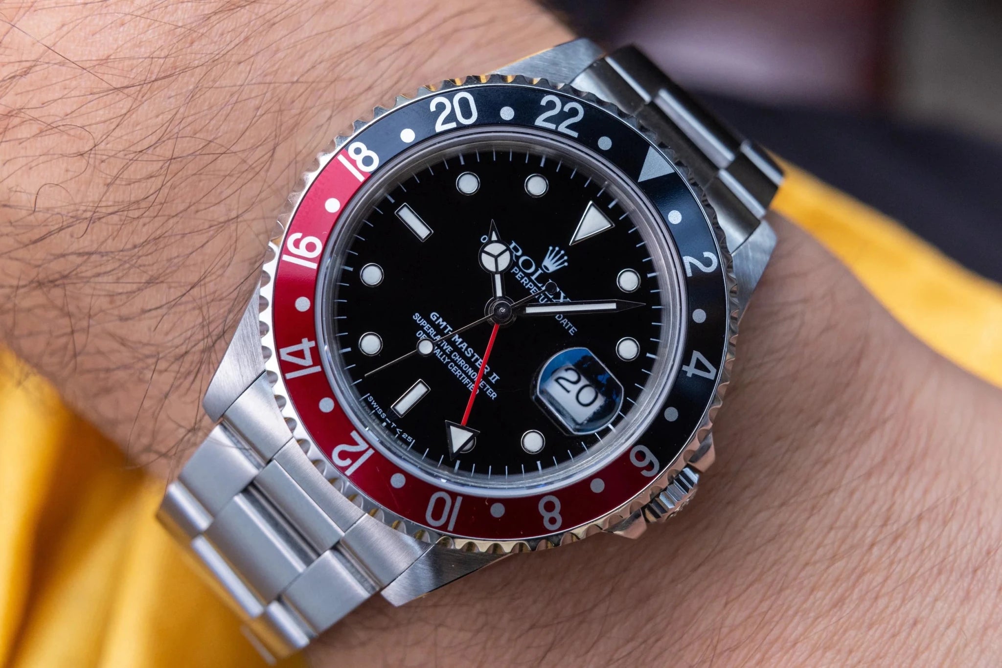 1993 Rolex GMT Master II Ref. 16710 Coke | Tritium Dial | Box and Papers - Sierra Time Co