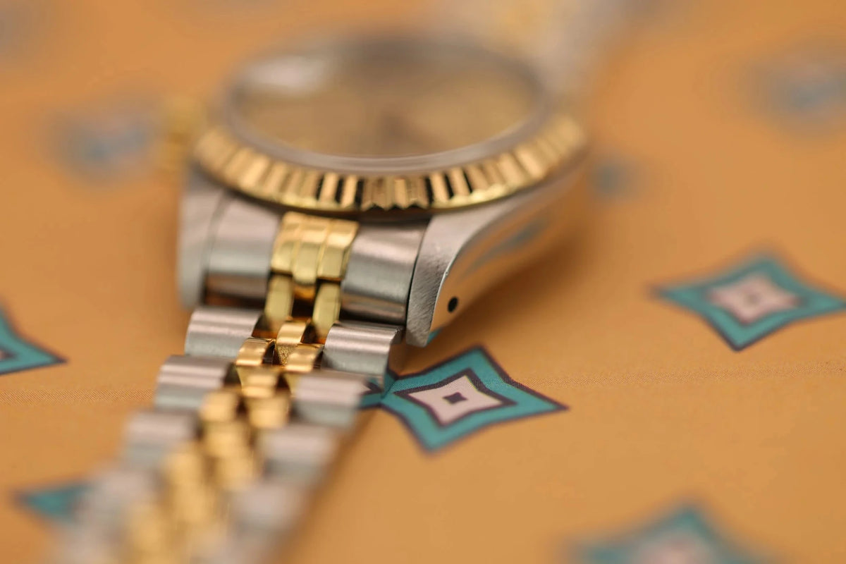 1993 Rolex Ladies Datejust Ref. 69173 | Champagne Dial | Full Set - Sierra Time Co