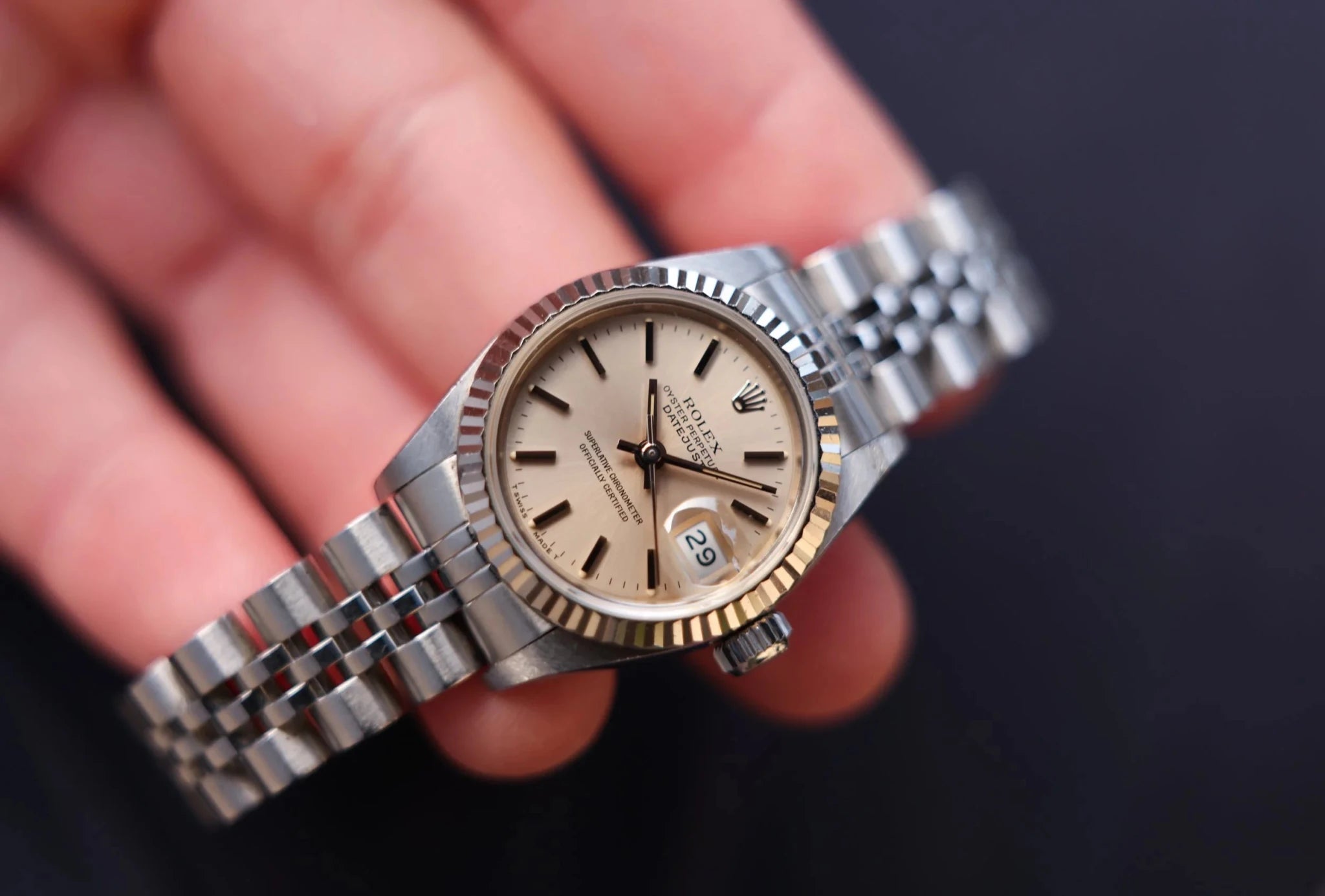 1993 Rolex Ladies Datejust Ref. 69174 | Caramel Dial - Sierra Time Co