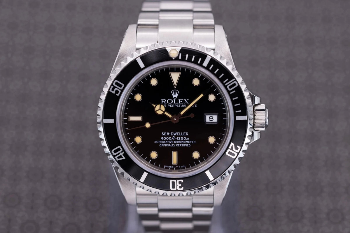 1993 Rolex Sea-Dweller Ref. 16600 | Vibrant Tritium | Box and Papers - Sierra Time Co