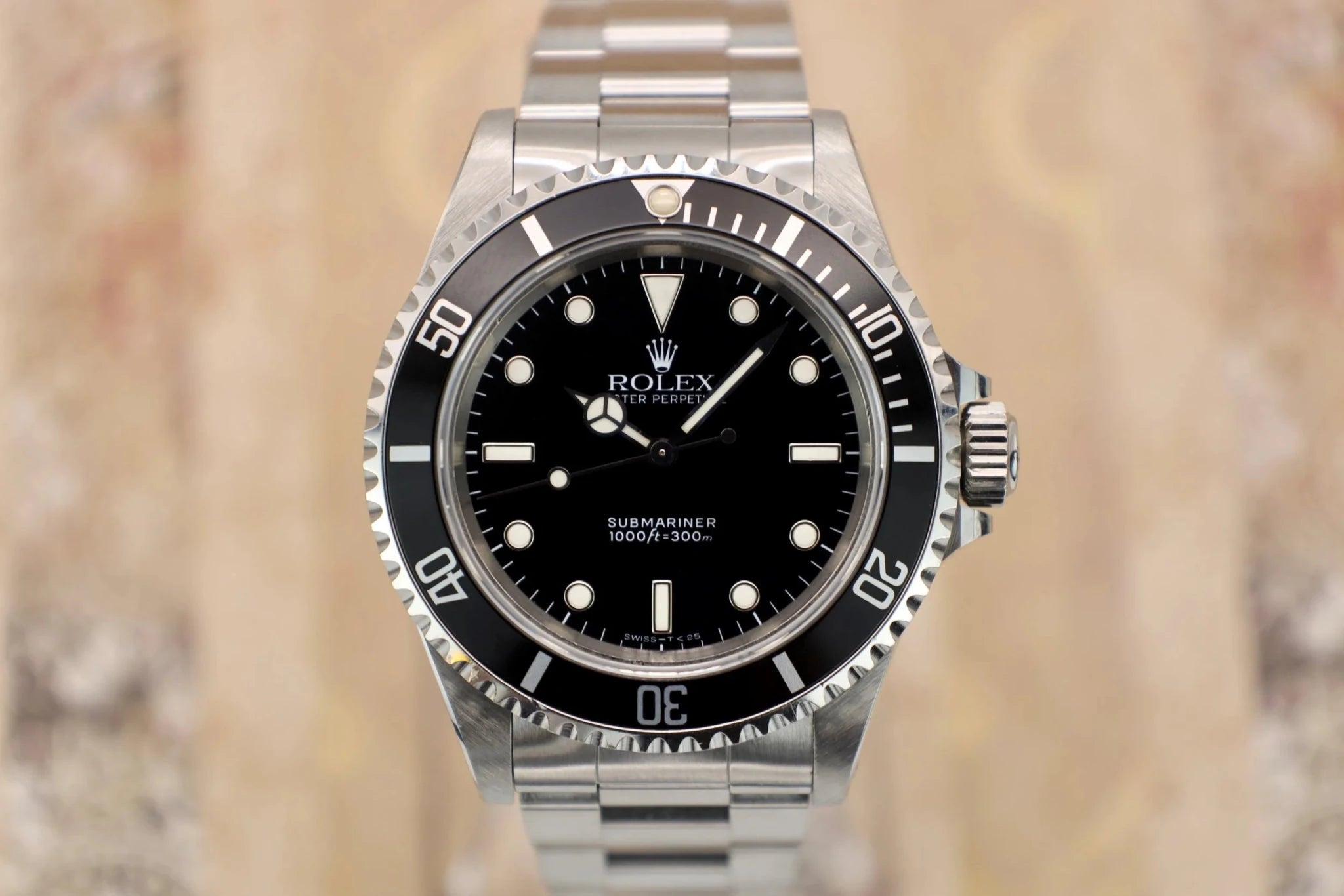 1993 Rolex Submariner Ref. 14060 | Creamy Tritium - Sierra Time Co