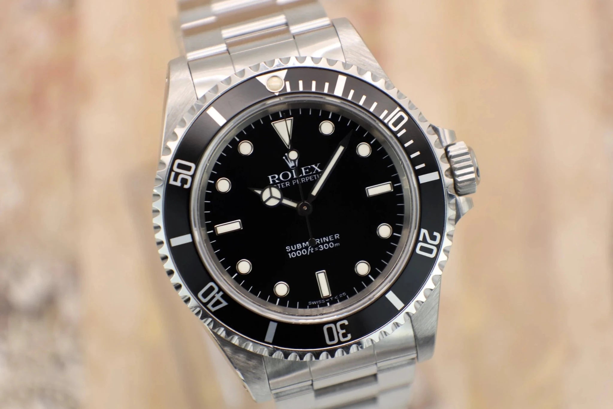 1993 Rolex Submariner Ref. 14060 | Creamy Tritium - Sierra Time Co