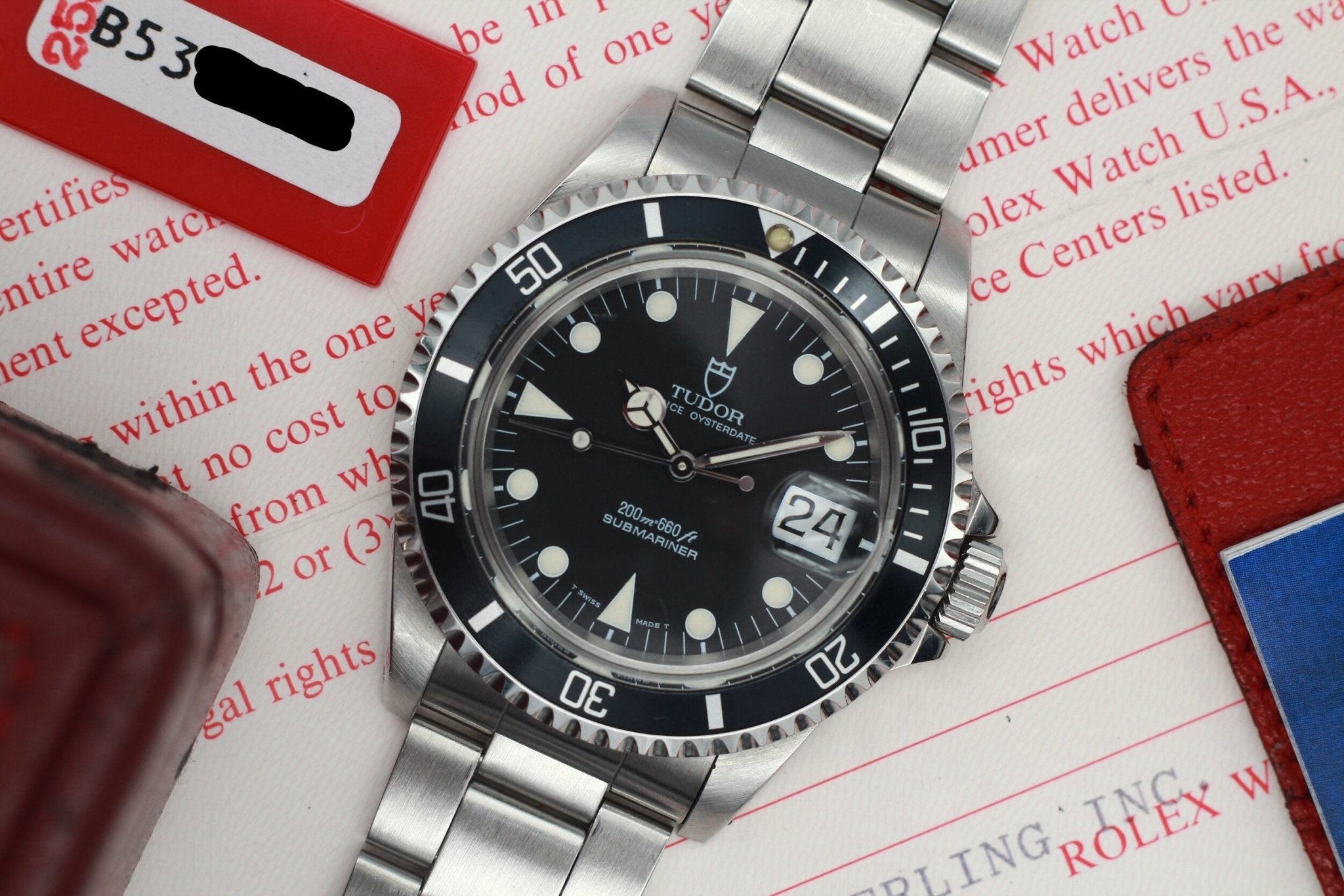 1993 Tudor Prince Oysterdate Submariner Ref. 79090 | Box and Papers - Sierra Time Co