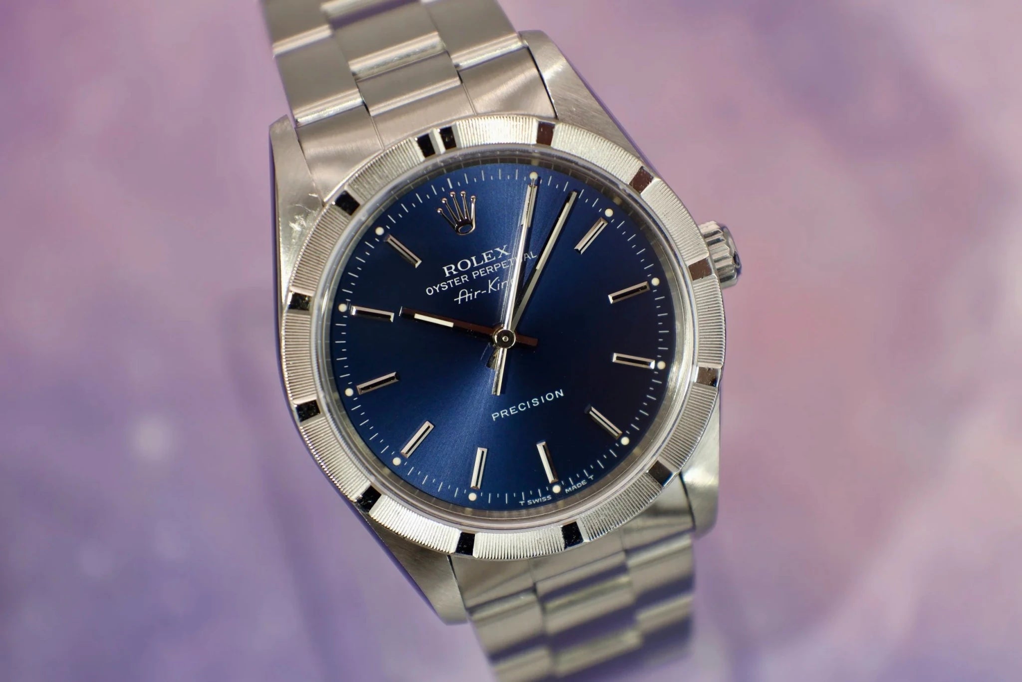 1994 Rolex Air-King Ref. 14010 | Blue Dial - Sierra Time Co