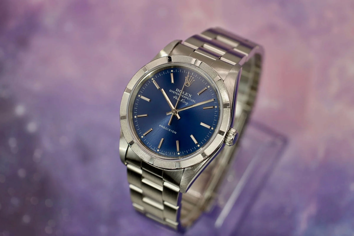1994 Rolex Air-King Ref. 14010 | Blue Dial - Sierra Time Co