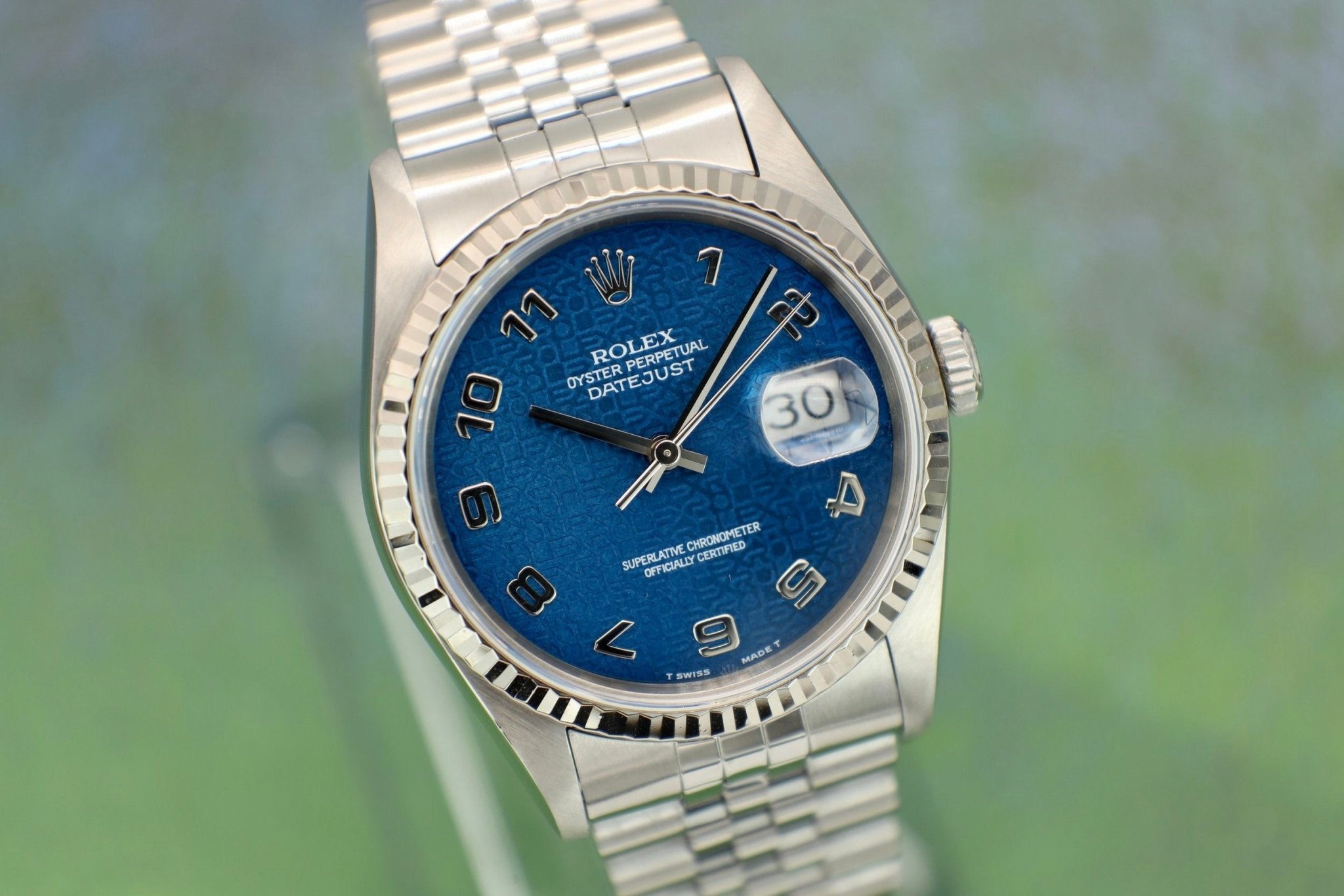 1994 Rolex Datejust Ref. 16234 | Blue Jubilee Dial - Sierra Time Co