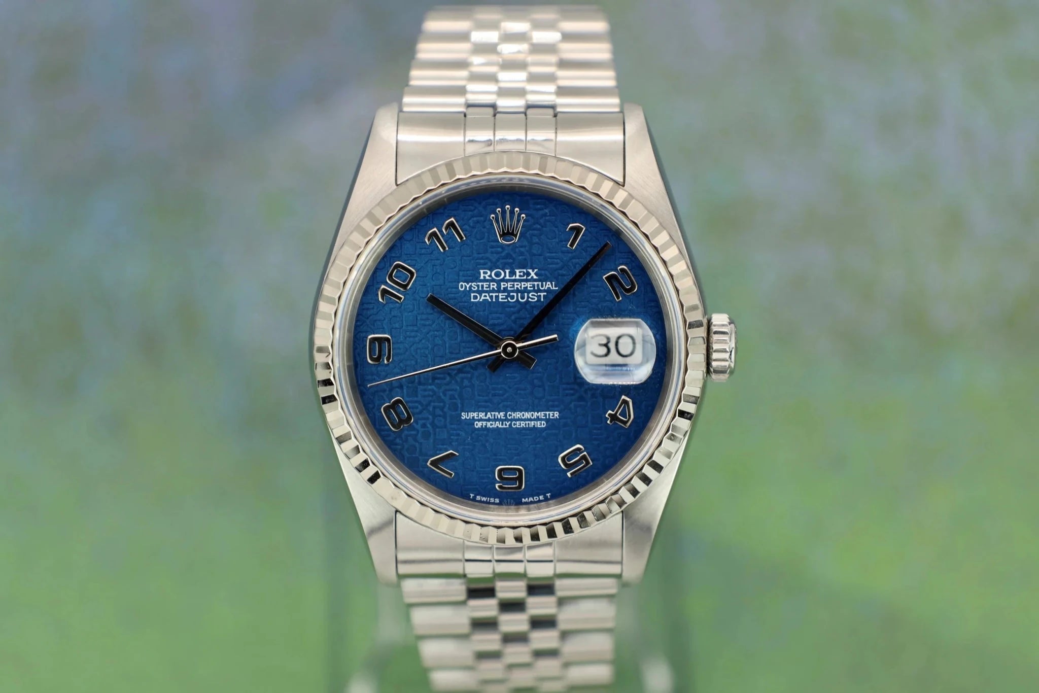 1994 Rolex Datejust Ref. 16234 | Blue Jubilee Dial - Sierra Time Co