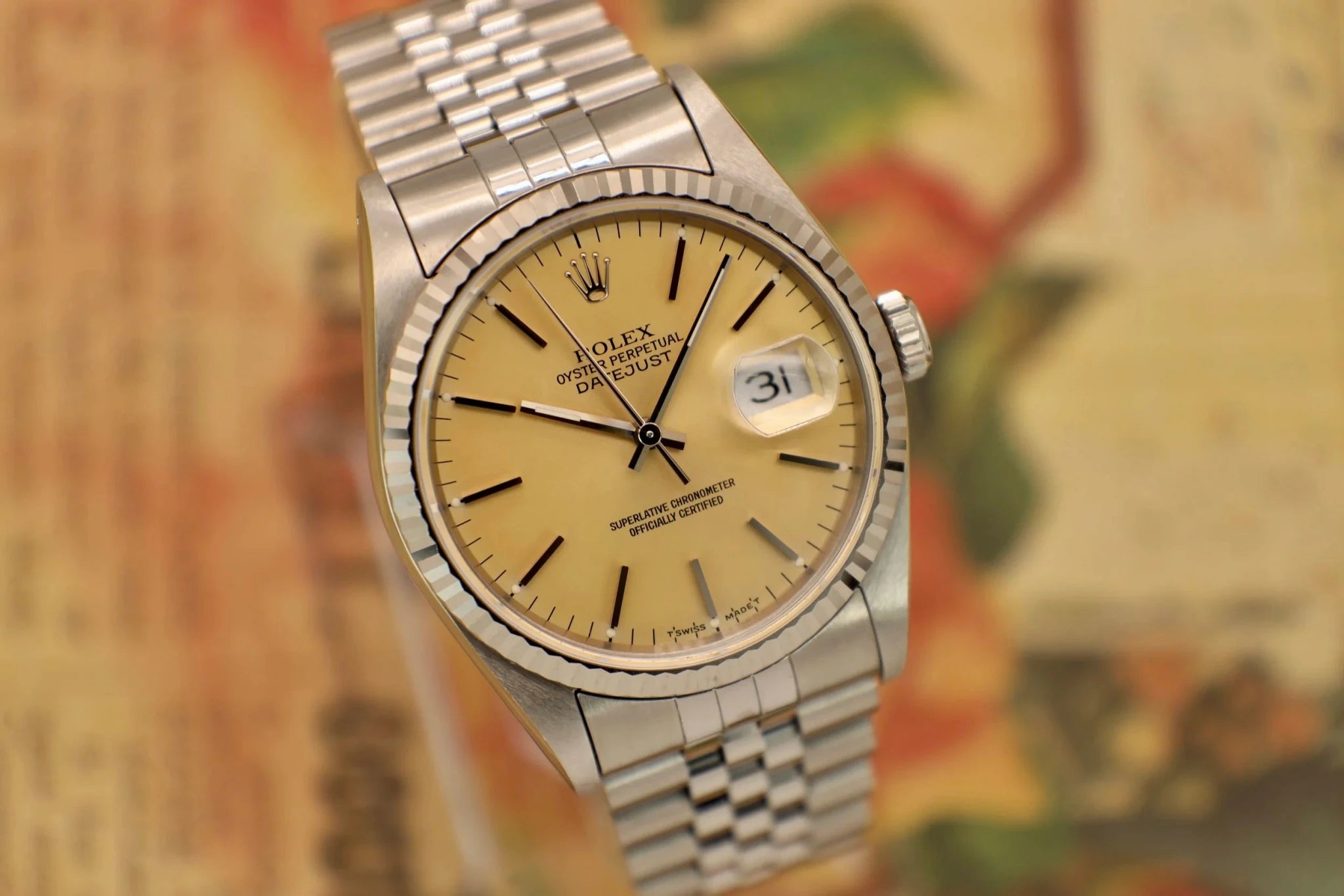 1994 Rolex Datejust Ref. 16234 | Caramel Macchiato Dial - Sierra Time Co