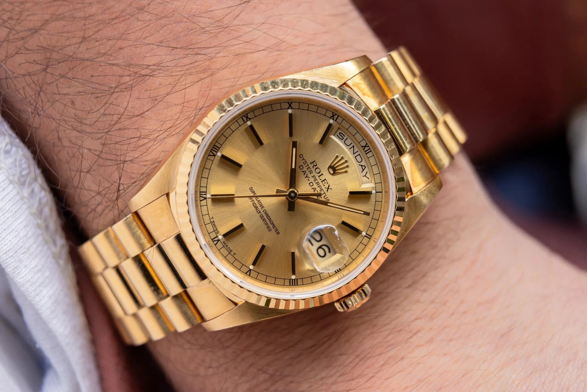 1994 Rolex Day-Date Ref. 18238 | Champagne Dial | Excellent Condition - Sierra Time Co