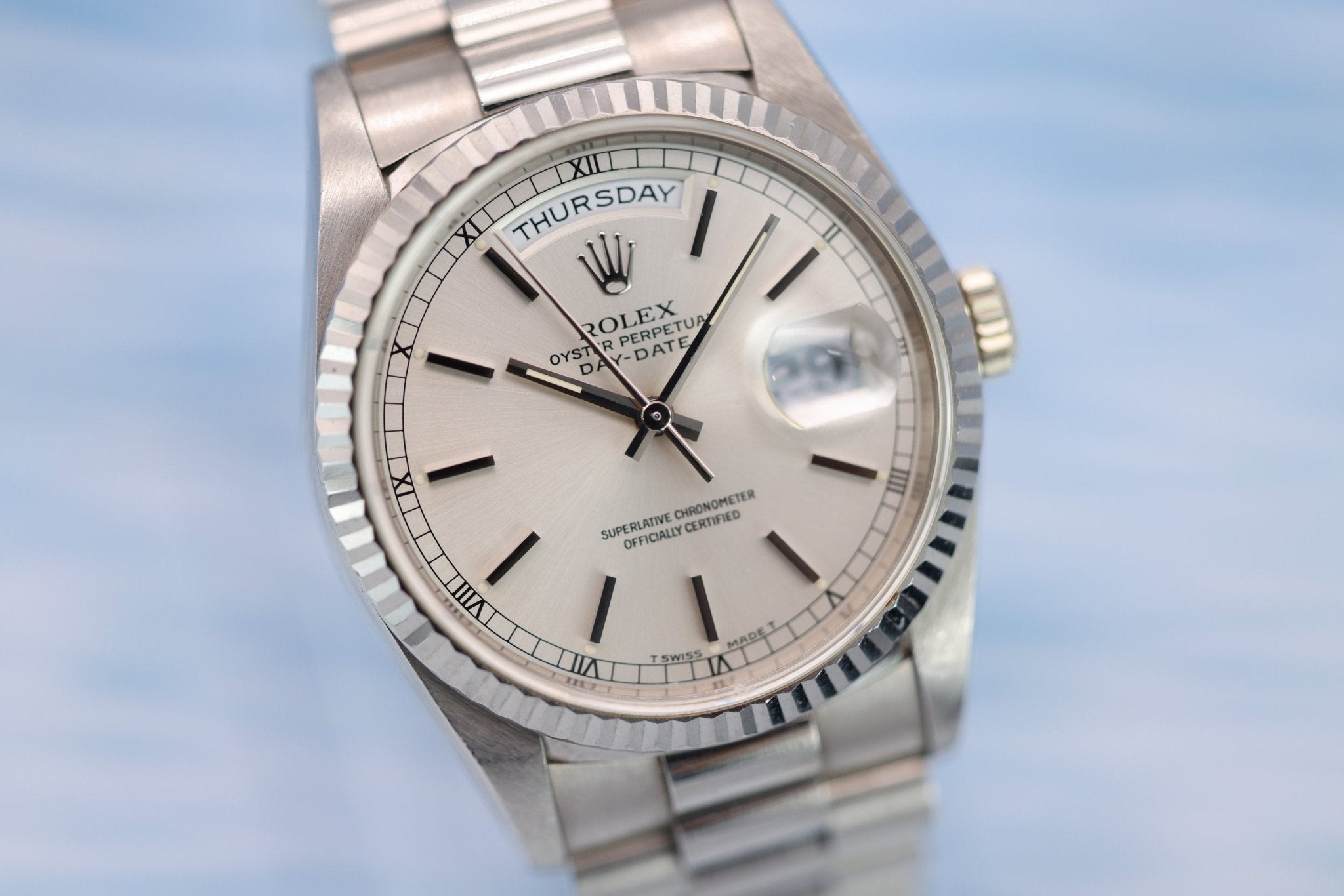 1994 Rolex Day-Date Ref. 18239 | Box and Papers - Sierra Time Co