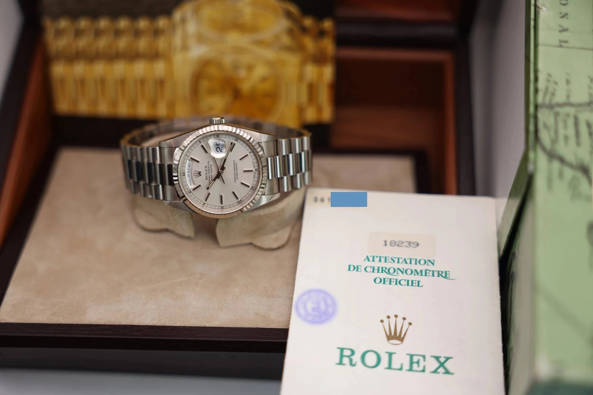 1994 Rolex Day-Date Ref. 18239 | Box and Papers - Sierra Time Co