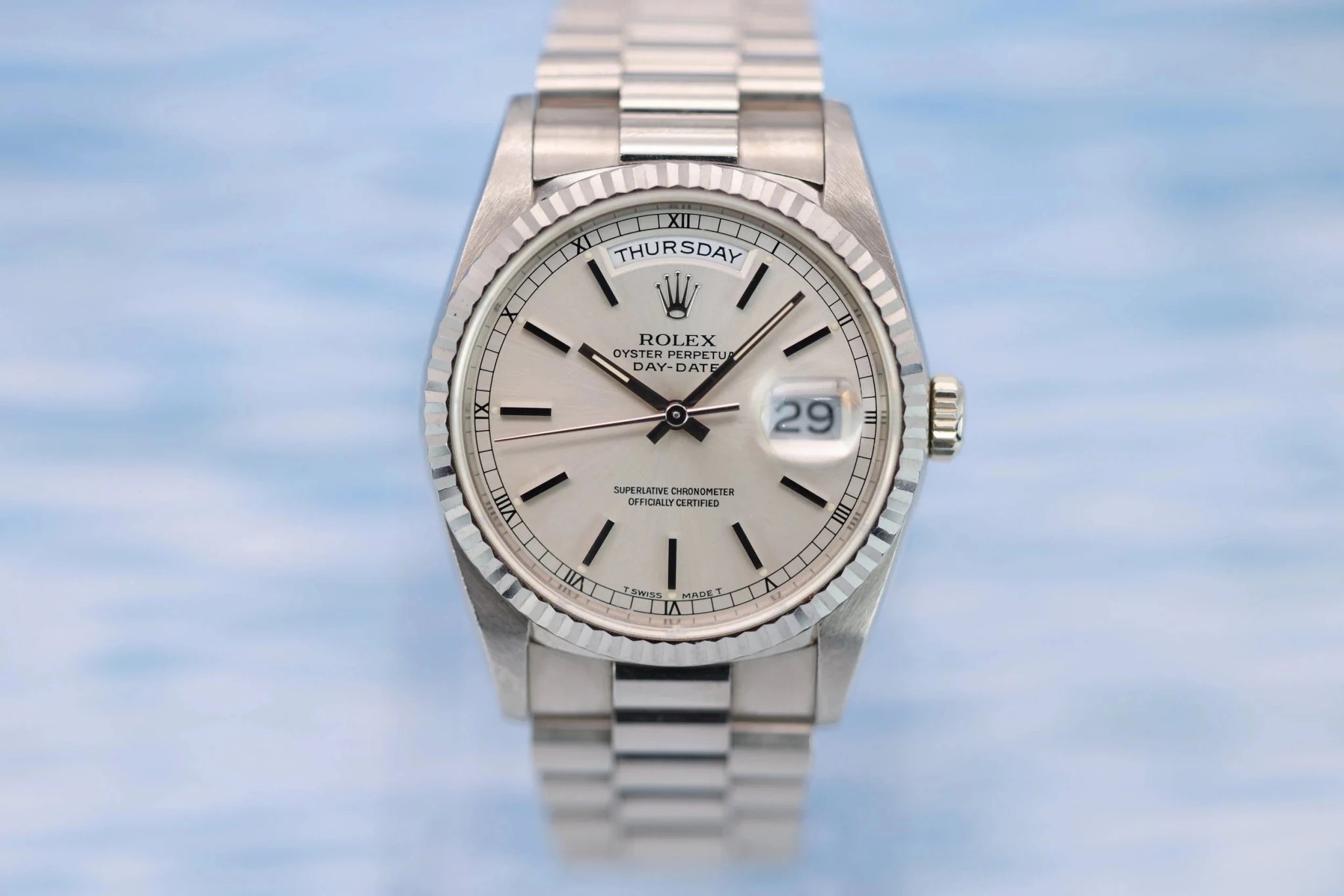 1994 Rolex Day-Date Ref. 18239 | Box and Papers - Sierra Time Co