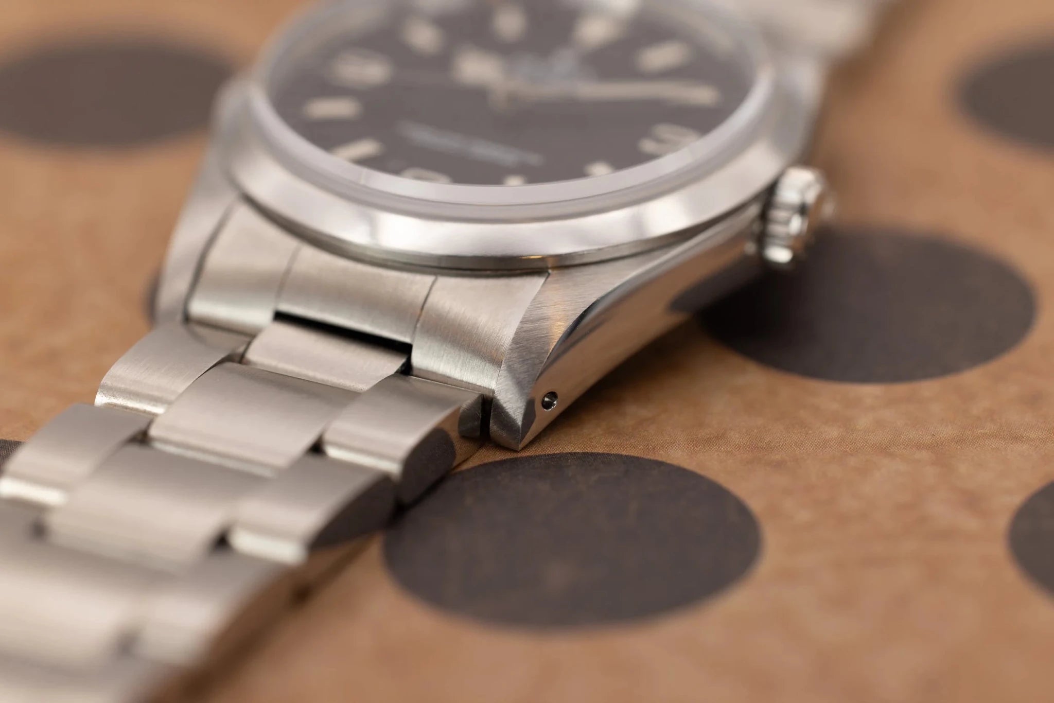 1994 Rolex Explorer I Ref. 14270 | Creamy Tritium | Holes Case - Sierra Time Co