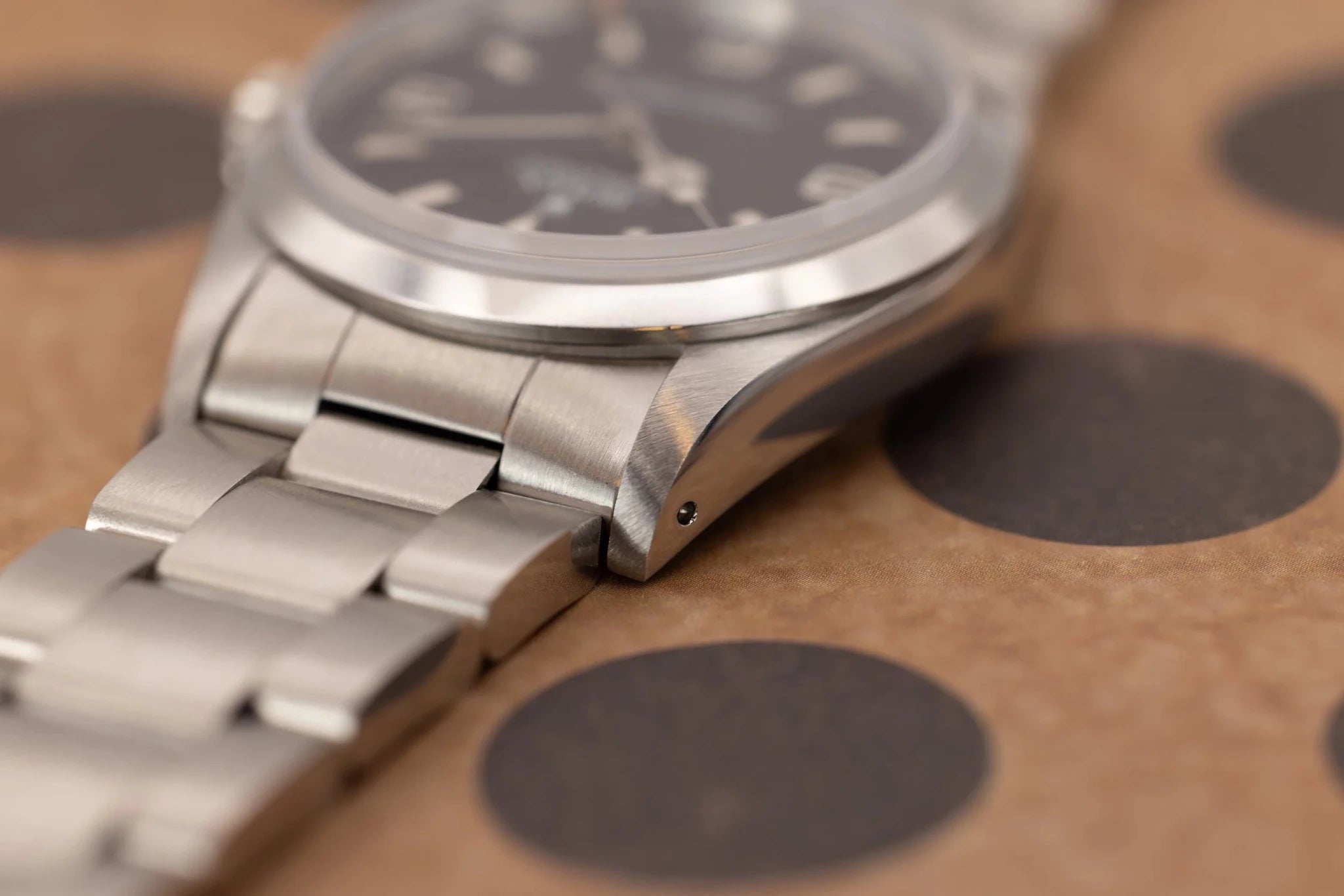 1994 Rolex Explorer I Ref. 14270 | Creamy Tritium | Holes Case - Sierra Time Co