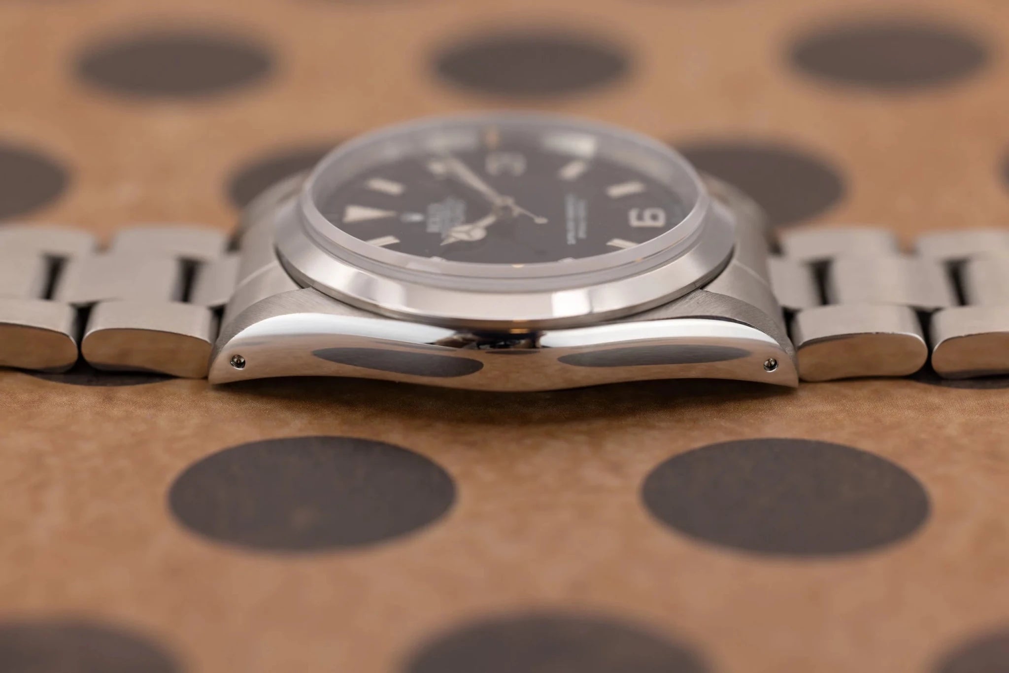 1994 Rolex Explorer I Ref. 14270 | Creamy Tritium | Holes Case - Sierra Time Co