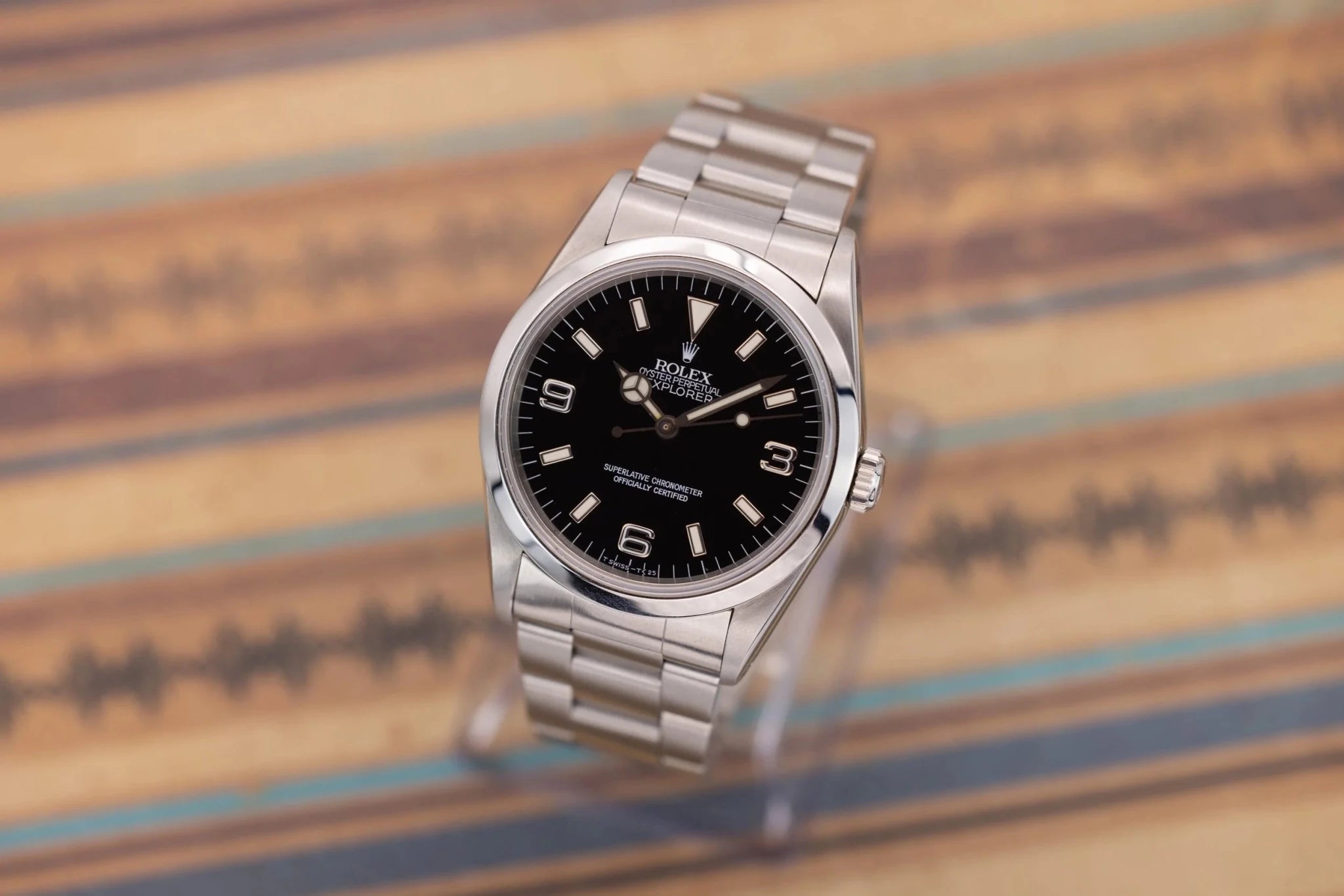 1994 Rolex Explorer I Ref. 14270 | Tritium Dial | Holes Case - Sierra Time Co