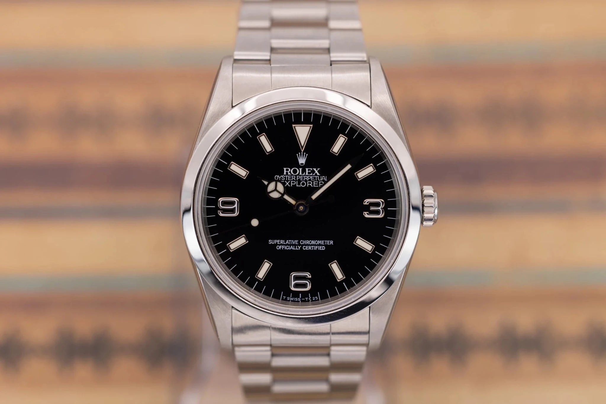 1994 Rolex Explorer I Ref. 14270 | Tritium Dial | Holes Case - Sierra Time Co