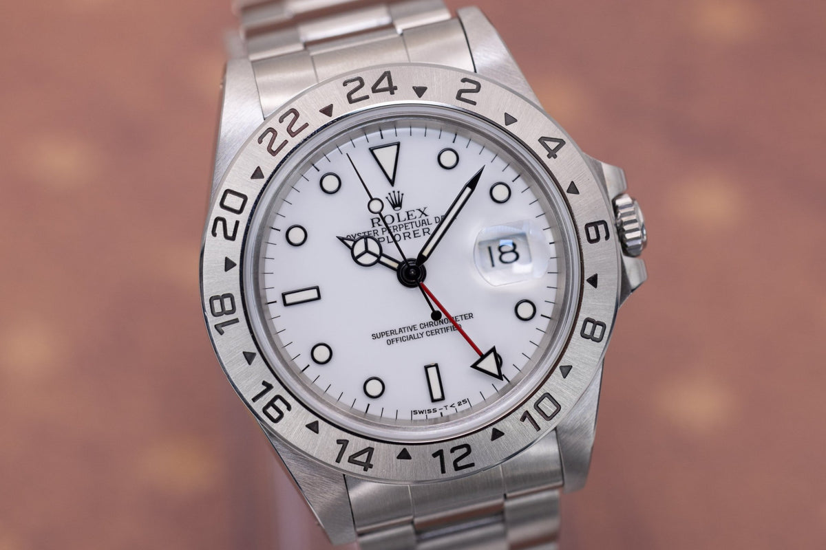 1994 Rolex Explorer II Ref. 16570 | Golden Tritium Dial - Sierra Time Co