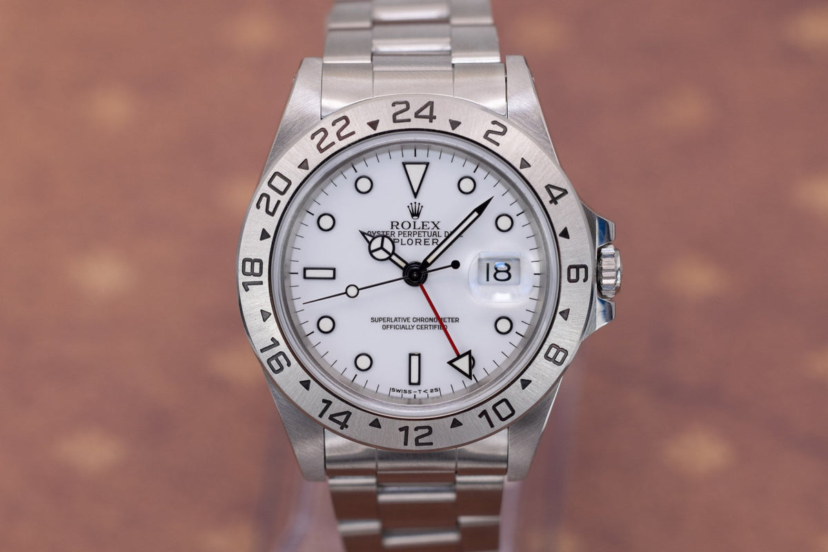 1994 Rolex Explorer II Ref. 16570 | Golden Tritium Dial - Sierra Time Co