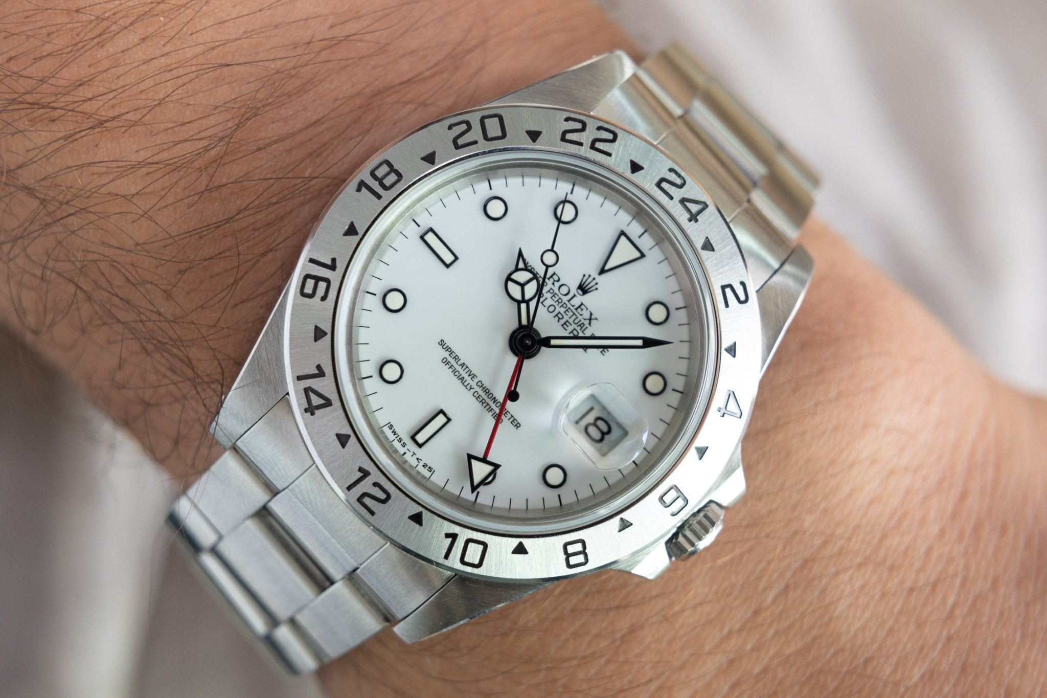 1994 Rolex Explorer II Ref. 16570 | Golden Tritium Dial - Sierra Time Co